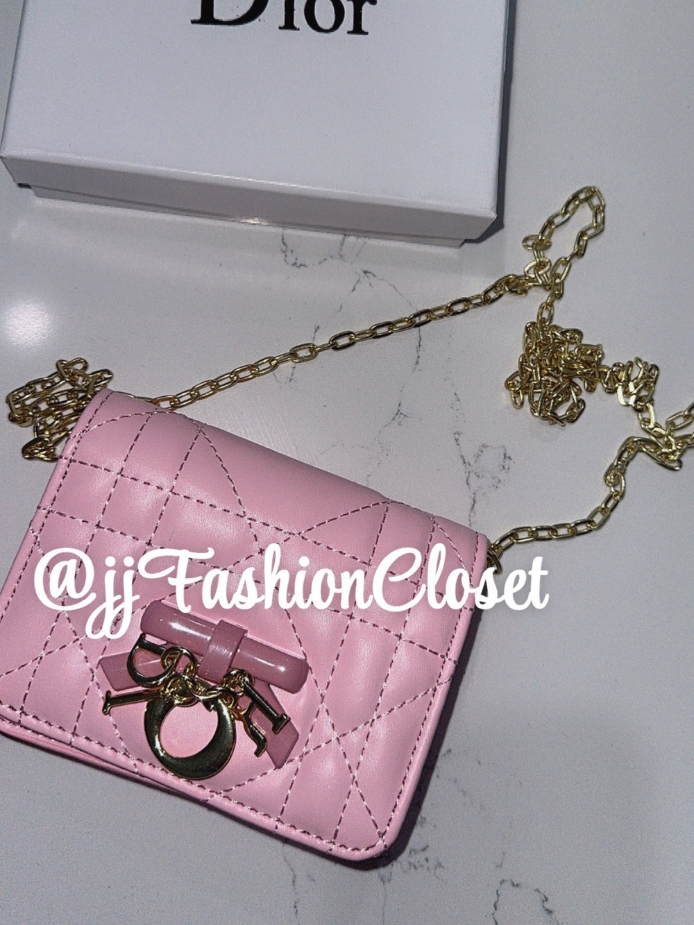 Cute Pink Chain Mini Bag